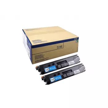 Originalus Brother TN-329CTWIN mėlyno (cyan) tonerio kasetės, 2 vnt., 12 000 puslapių išeiga