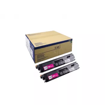Originali Brother TN-900MTWIN raudonos spalvos (magenta) kasetė, 2 vnt., lazerinė, išeiga 12000 puslapių