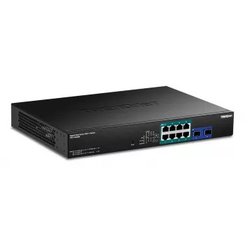 TRENDnet TPE-1020SB 10 prievadų Gigabit Web Smart PoE++ komutatorius, 8x Gigabit + 2x SFP