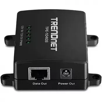 Tinklo skirstytuvas Trendnet TPE-104GS juodas „Power over Ethernet“ PoE