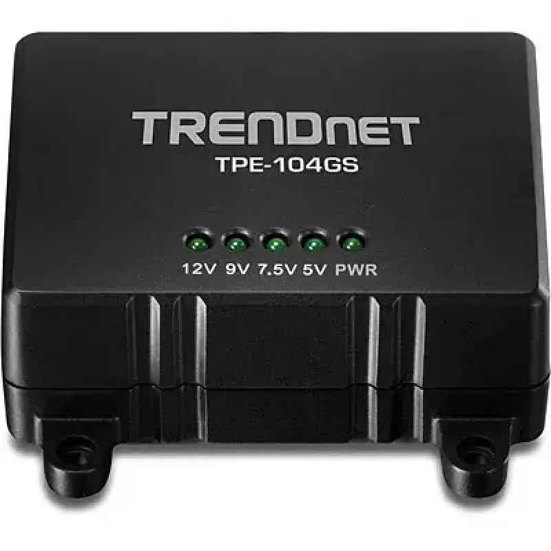 Tinklo skirstytuvas Trendnet TPE-104GS juodas „Power over Ethernet“ PoE