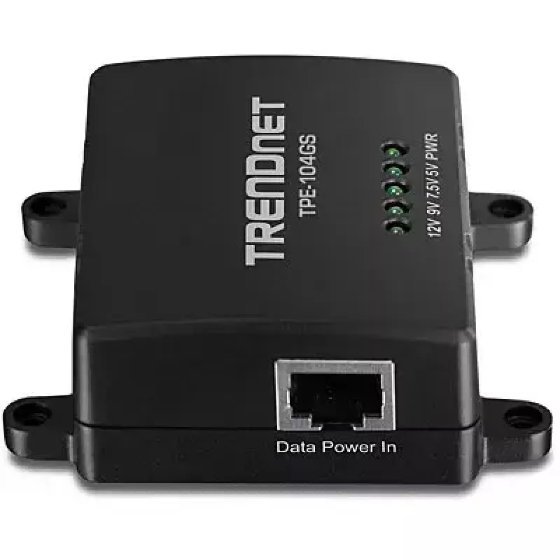 Tinklo skirstytuvas Trendnet TPE-104GS juodas „Power over Ethernet“ PoE