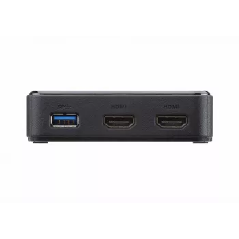 ATEN UH3233 USB 3.2 Gen 1 (3.1 Gen 1) tipo-C USB centras juodas