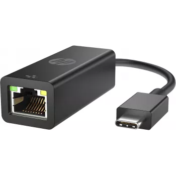 HP USB-C į RJ45 adapteris, USB Type-C, RJ-45, Juodas, Verslui, Windows 10, Windows 7, Windows 8, Windows 8.1