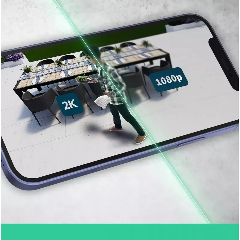 IP stebėjimo kamera Arlo Essential 2K 2560 x 1440 belaidė vidaus ir lauko