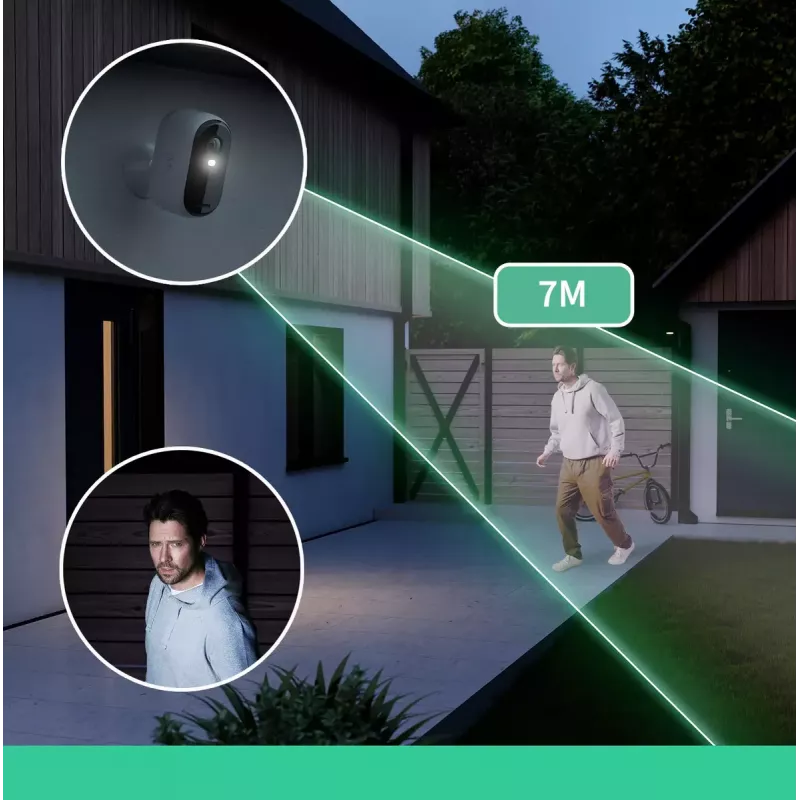 IP stebėjimo kamera Arlo Essential 2K 2560 x 1440 belaidė vidaus ir lauko