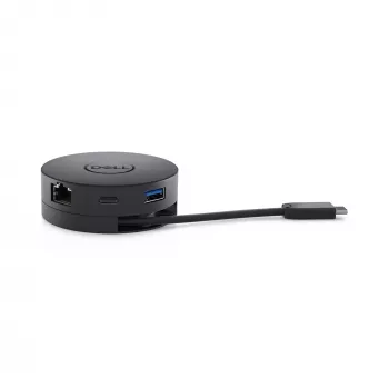 DELL DA300 USB-C 6 viename adapteris, juodas