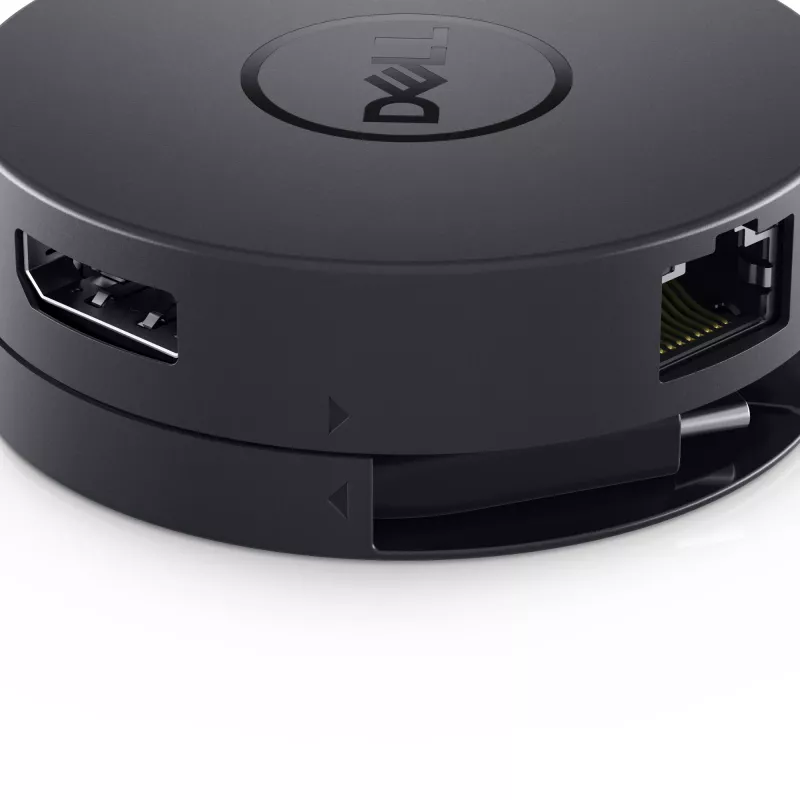 DELL DA300 USB-C 6 viename adapteris, juodas