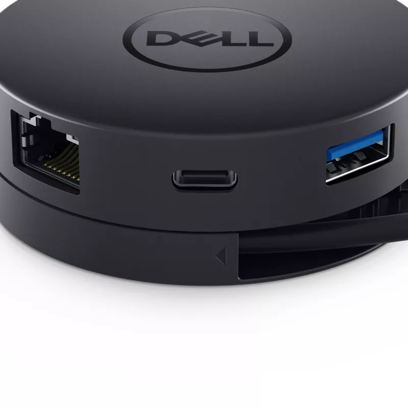 DELL DA300 USB-C 6 viename adapteris, juodas