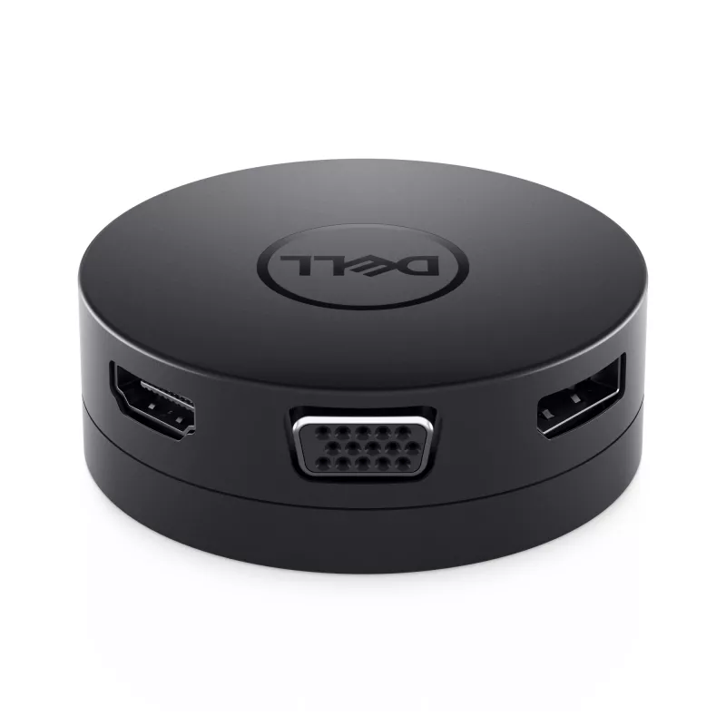 DELL DA300 USB-C 6 viename adapteris, juodas