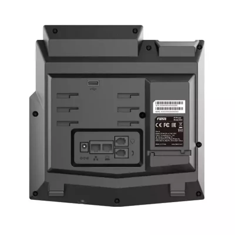 IP telefonas Fanvil X4U juodas 12 linijų LCD Wi-Fi