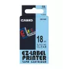 Juostelė etikečių spausdinimui Casio XR-18X1 juoda ant skaidrios
