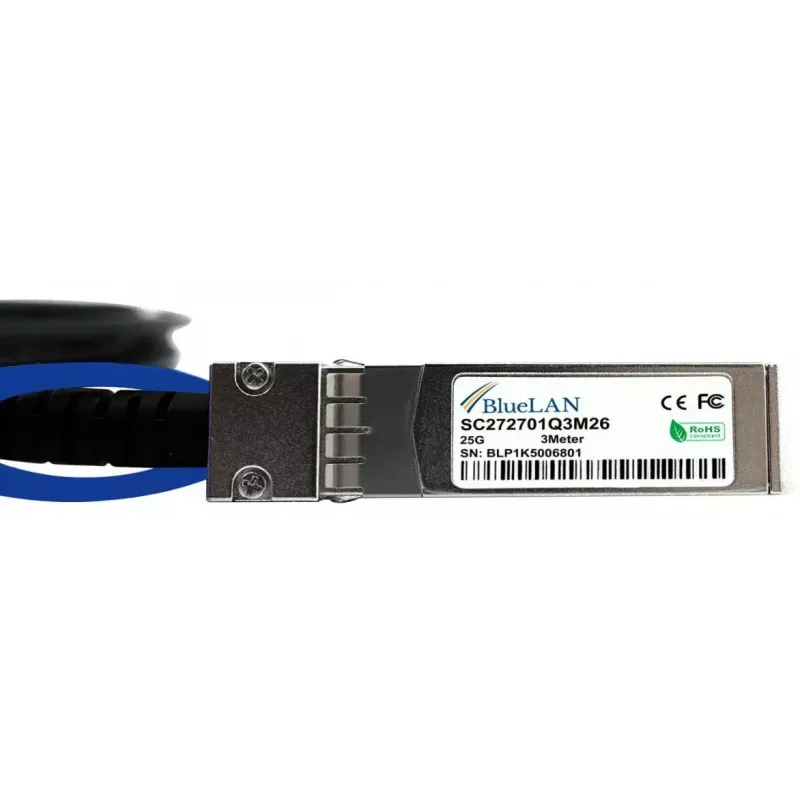 BlueOptics XXVDACBL5M InfiniBand šviesolaidinis kabelis 5 m SFP28 vyriškas vyriškas