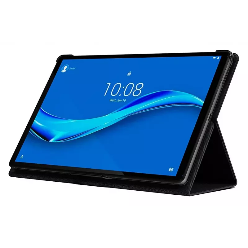 Folio dėklas Lenovo Tab M10 Plus FHD ZG38C02959 — poliuretanas, tinka 26,2 cm (10,3 colio) ekranui, juoda