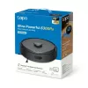 TP-Link Tapo robotinis dulkių siurblys, be maišelio, juodas, apvalus, su įkrovimu, 55 dB, 0,3 l