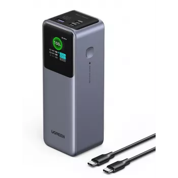 Ugreen 25000 mAh 200 W greito įkrovimo Powerbank pilka