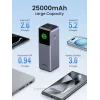 Ugreen 25000 mAh 200 W greito įkrovimo Powerbank pilka