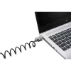 Kensington Slim NanoSaver 2.0 nešiojama spyna su raktu sidabrinė juoda 1.8m