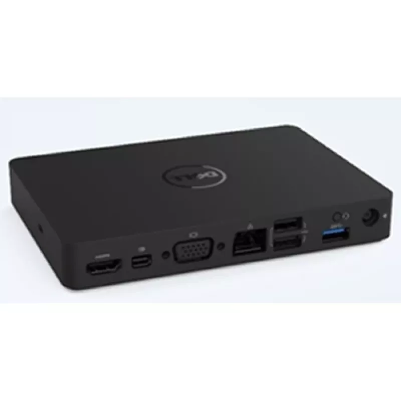 DELL WD15 180W Laidinis USB 3.2 Gen 1 (3.1 Gen 1) Type-C Dockas Juodas