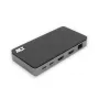 ACT USB-C 4K MST dokų stotelė 2 HDMI monitoriams, Ethernet, USB-C, 3x USB-A, PD įkrovimo perdavimas ir 1 m atjungiamas kabelis