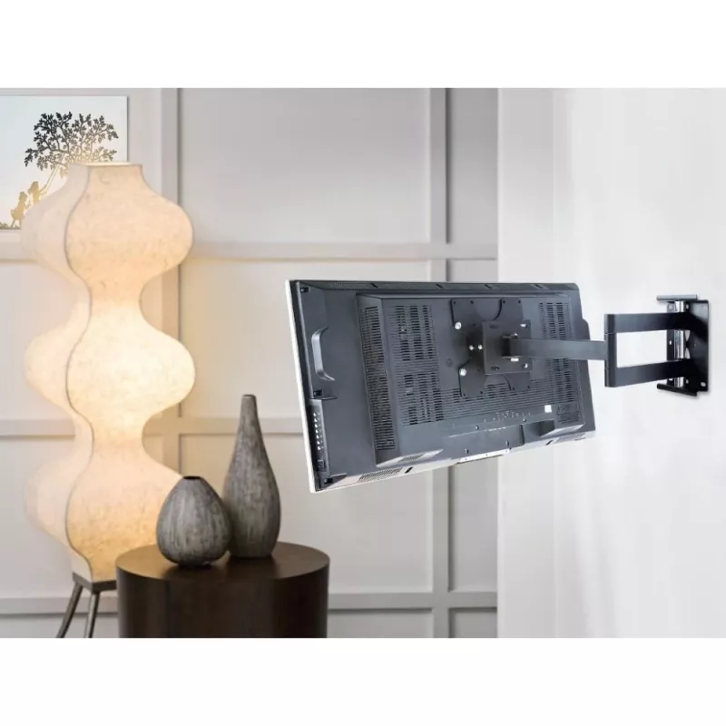 Techly sieninis laikiklis LCD LED 19-37'' pakreipiamas 2 jungtimis juodas ICA-LCD 2923B