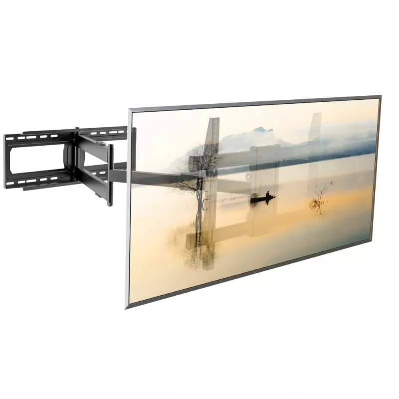 Techly ICA-PLB-721 TV laikiklis 2.03 m (80 colių) Juodas