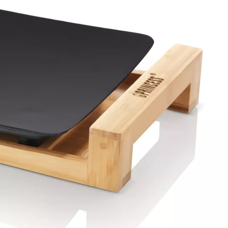 Stalinė kaitlentė Princess 103026 Table Chef Pure Black, aliuminis/bambukas, juoda, 220 W