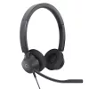 DELL Pro Stereo Headset WH3022, laidinis ausinių ir mikrofono rinkinys, skirtas biurui/skambučių centrui, 96 g, juoda
