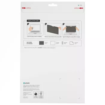 eSTUFF GLBM14309198 privatumo filtras 35,6 cm (14 colių) nešiojamam kompiuteriui, berėmis