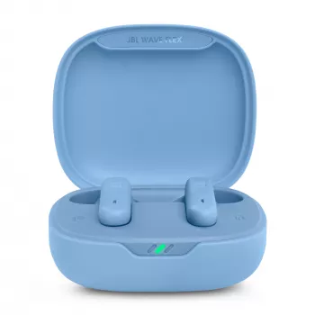 JBL Wave Flex Ausinės True Wireless Stereo (TWS) Į ausį Skambučiai/Muzika/Sportas/Kasdien Mėlyna