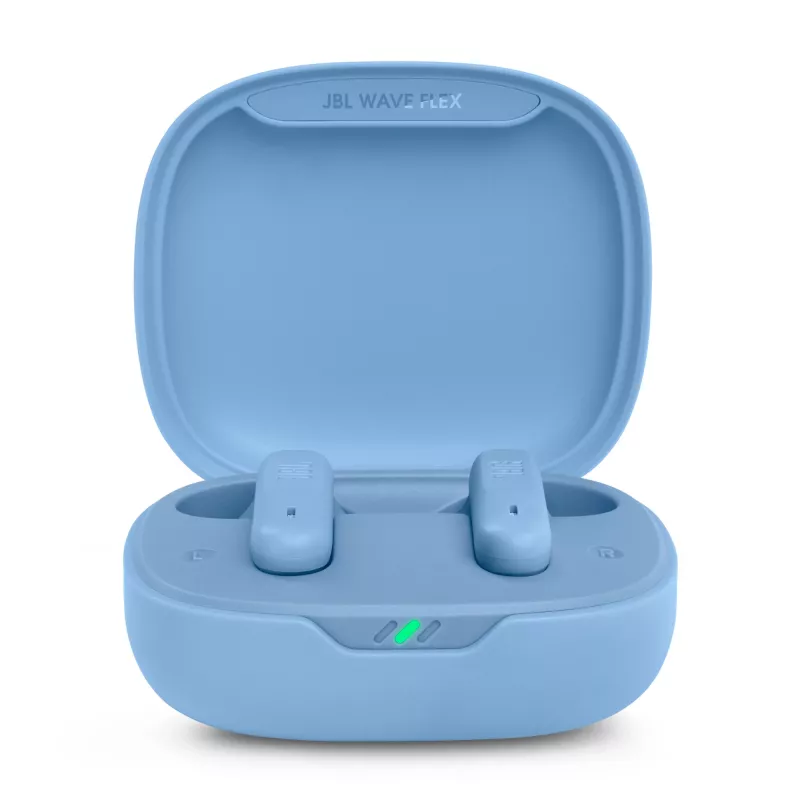 JBL Wave Flex Ausinės True Wireless Stereo (TWS) Į ausį Skambučiai/Muzika/Sportas/Kasdien Mėlyna