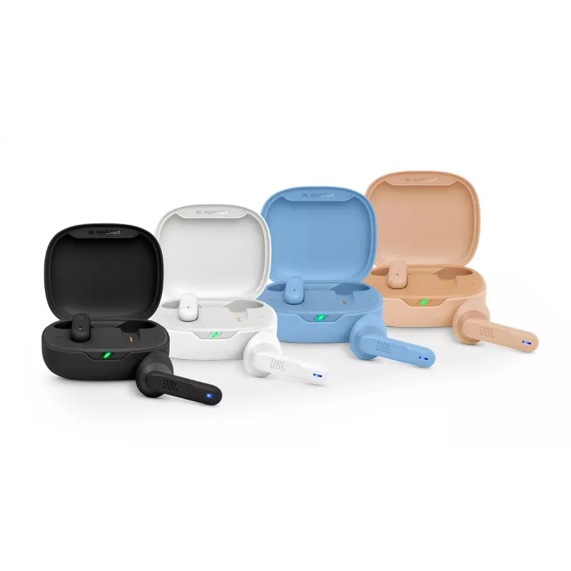 JBL Wave Flex Ausinės True Wireless Stereo (TWS) Į ausį Skambučiai/Muzika/Sportas/Kasdien Mėlyna