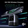 UGREEN W709 2-in-1 UNO Series Qi2 belaidis magnetinis greitasis įkroviklis 15W (juodai pilkas)