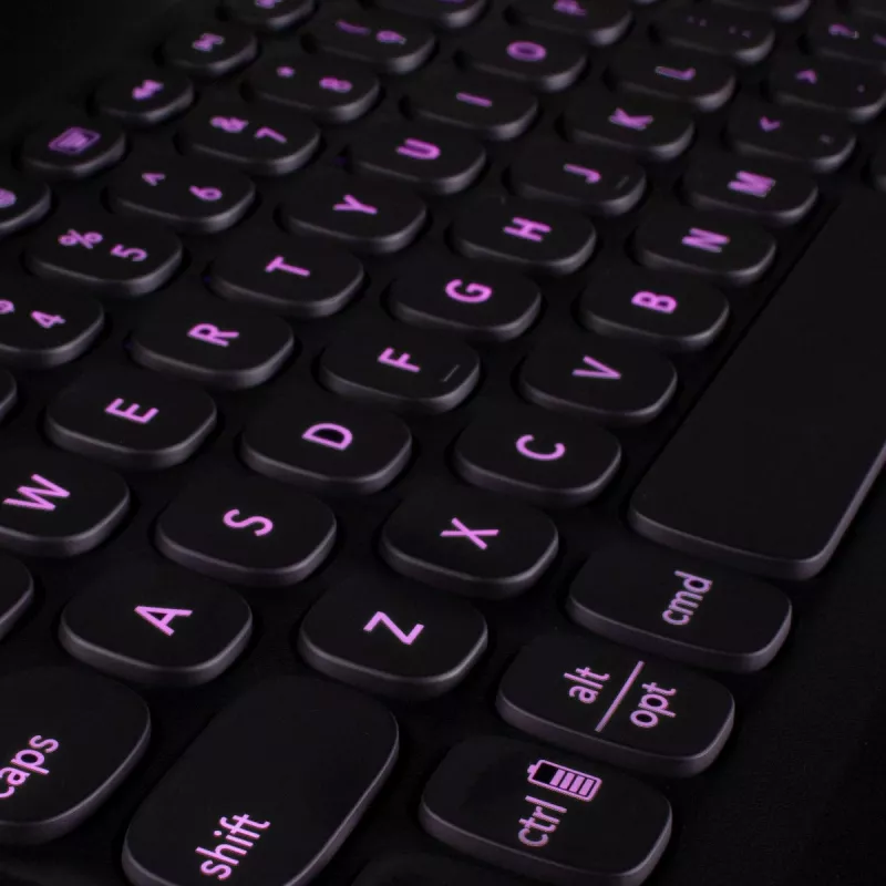 ZAGG Pro Keys klaviatūra, skirta Apple iPad Pro 11 (M4/M5), charcoal, UK išdėstymas
