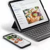 ZAGG Pro Keys klaviatūra, skirta Apple iPad Pro 11 (M4/M5), charcoal, UK išdėstymas