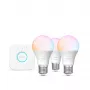 Philips Hue White and colour ambience Essential išmanusis apšvietimo rinkinys — 3× E27 išmaniosios lemputės, 806 lm, 8 W, Bluetooth/Zigbee