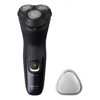 Philips X3021/00 vyriškas skustuvas su sukamaisiais peiliukais ir kirpimo mašinėle, juodas
