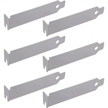 InLine PCI / PCI-E / ISA žemo profilio plėtinio lizdo laikikliai 6 vnt.