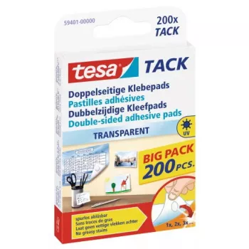 Lipnios pagalvėlės tesa TACK 59401-00000 skaidrios 200 vnt.