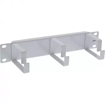 InLine 10 colių kabelių tvarkymo skydelis, 3 laikikliai, RAL 7035 pilka