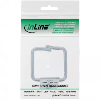 InLine Laikiklis kabeliams, metalinis, cinkuotas, 40x40mm