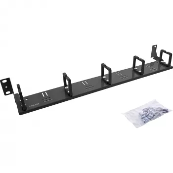 InLine 19110J kabelių tvarkymo skydelis 19 inch 1U juodas