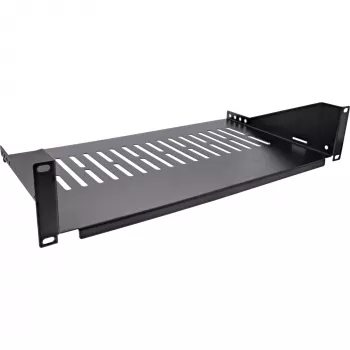 Rack lentyna InLine 19 colių 250mm 20kg 2U RAL 9005 juoda