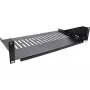 Rack lentyna InLine 19 colių 250mm 20kg 2U RAL 9005 juoda