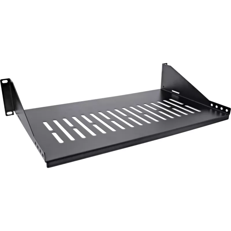 Rack lentyna InLine 19 colių 250mm 20kg 2U RAL 9005 juoda