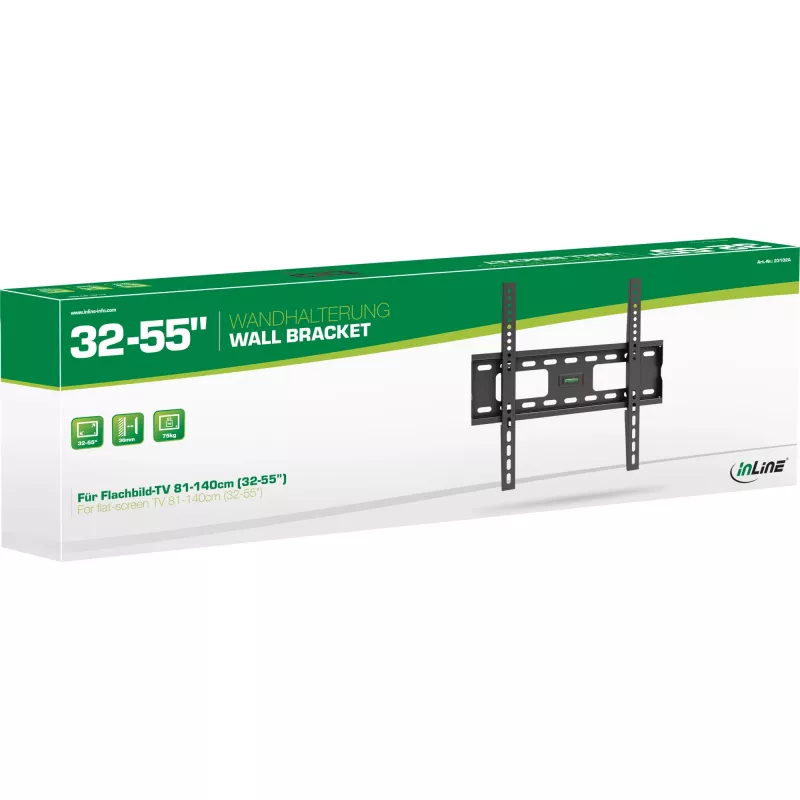 InLine sieninis laikiklis TFT / LED / Plazminiams 81–140 cm 32–55 col. max. 75 kg