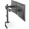 InLine stalinis laikiklis dviems monitoriams, iki 68 cm (27 colių), 2x8 kg