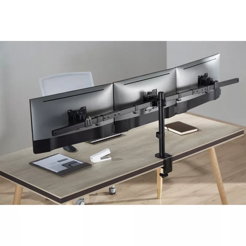 InLine stalinis laikiklis 3 monitoriams iki 32 colių, 3×7 kg
