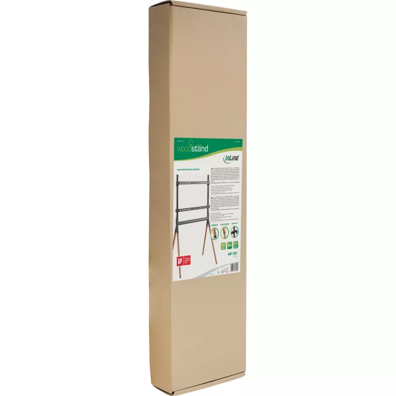 InLine Woodstand Studio medinis TV stovas, 49–70 colių (124–178 cm), iki 40 kg