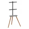 TV stovas InLine 23133W 43–65 colių ekranams su lentyna, laisvai pastatomas